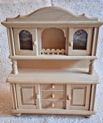 ⭐️TOP! wie NEU ⭐️ BODO HENNIG⭐️ 4204 Küchenschrank Classic Vorhänge⭐️Puppenhaus - Bild 1 von 4