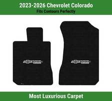 Most Popular Trucks: Chevy Colorado Lloyd Luxe Front Carpet Mats for '23-26 Chevy Colorado w/Chevy Trucks Centennial