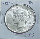 = 1922 -D PEACE Dollar, Uncirculated Super EYE Appeal & Details, Scarce Date