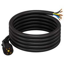 Cheemuii 7 Way Trailer Cord Heavy Duty 8 Ft Trailer Wiring Harness Kit 7 Pin ... Cheemuii 7 Way Trailer Cord Heavy Duty 8 Ft Trailer Wiring Harness Kit 7 Pin ...