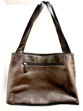 The Sac Leather Brown Hobo Crossbody Purse Soft