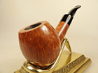Mario Grande Freehand Classic Made in Italy Strt Grain BriarPipe Vulcanite Stem — photo 4