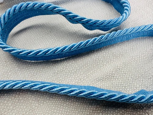 7mm Flanged Piping Cord Metallic Twisted Rope Decor Trim Cushion - Any Length - Picture 29 of 42