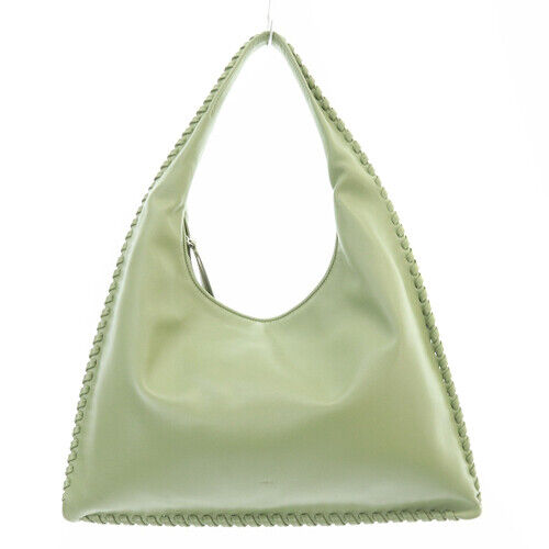 Vasic Wells Corner One Shoulder Bag Handbag Leather Green /Sr12 Ladies - Photo 1 sur 10