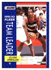 1991-92 Fleer #393 Clyde Drexler