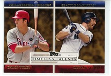 2012 Topps Timeless Talents #2 Chase Utley & Dustin Ackley (Phillies/Mariners)