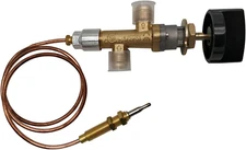 MENSI Low Pressure LPG Propane Gas Fireplace Fire Pit Safety Control Valve Kit