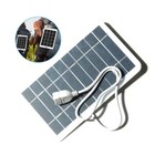 5V 5W Tragbares Solarpanel mit USB Sicher Ladestabilisator Akku Ladegerät