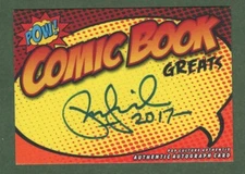 Peter Laird Autographed Teenage Mutant Ninja Turtles Comic Books Greats Card