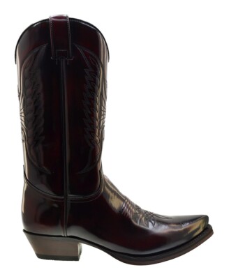 Sendra 2073 Fushia Leather West Heel Mid Calf Cowboy Boots size 46 UK