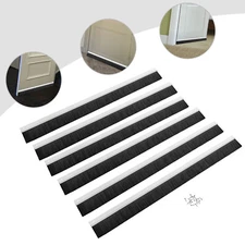 6 PCS Durable Door Brush Sweeps Seal Garage Roll Up Door Brush Net Width Home