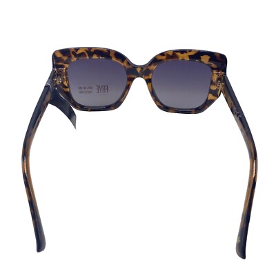 Frye and Co Tortoise Oversized Thick Frame Sunglasses DG1022 Brown Frye and Co Tortoise Oversized Thick Frame Sunglasses DG1022  main image 3