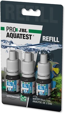 JBL PROAQUATEST O2 Sauerstoff Test Schnelltest Nachfüller Refill Set Wassertest