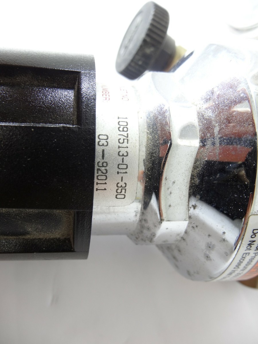 Dual Gauge Alltech Gas Regulator Assembly Model 1097513-01-350 | eBay