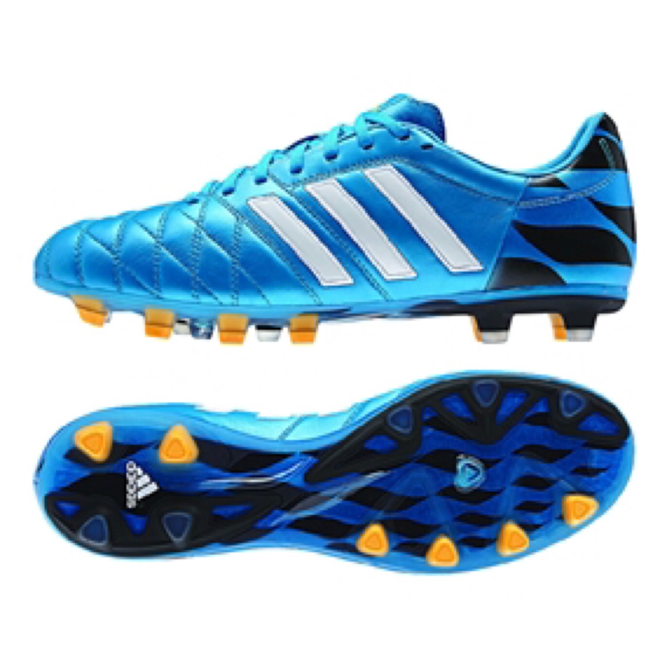 adidas adipure 11pro white blue