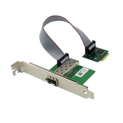 M.2 A/E Key SFP Port Network Card 1000Mbps Fiber Port Gigabit Network Card