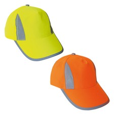 Warnschutz Kappe Cap Basecap Schirmm&uuml;tze M&uuml;tze Warnschutzkappe Reflexstreifen