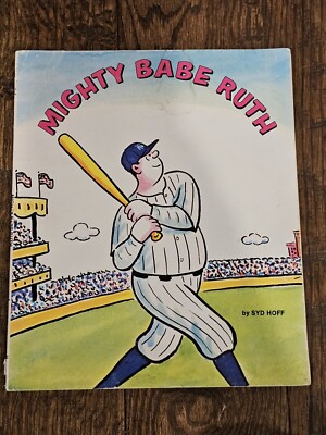 Mighty Babe Ruth by Syd Hoff 1979 Scholastic PB Baseball Kids Children's Book