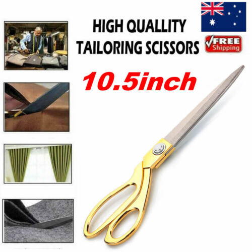 10.5" German Steel Heavy Duty Upholstery Carpet Shears Tailor Scissors - Picture 1 of 8