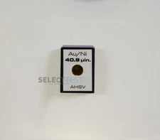 FISCHER TECHNOLOGY Au/Ni 40.9 uin. AHSV GOLD, NICKEL CALIBRATION STANDARD