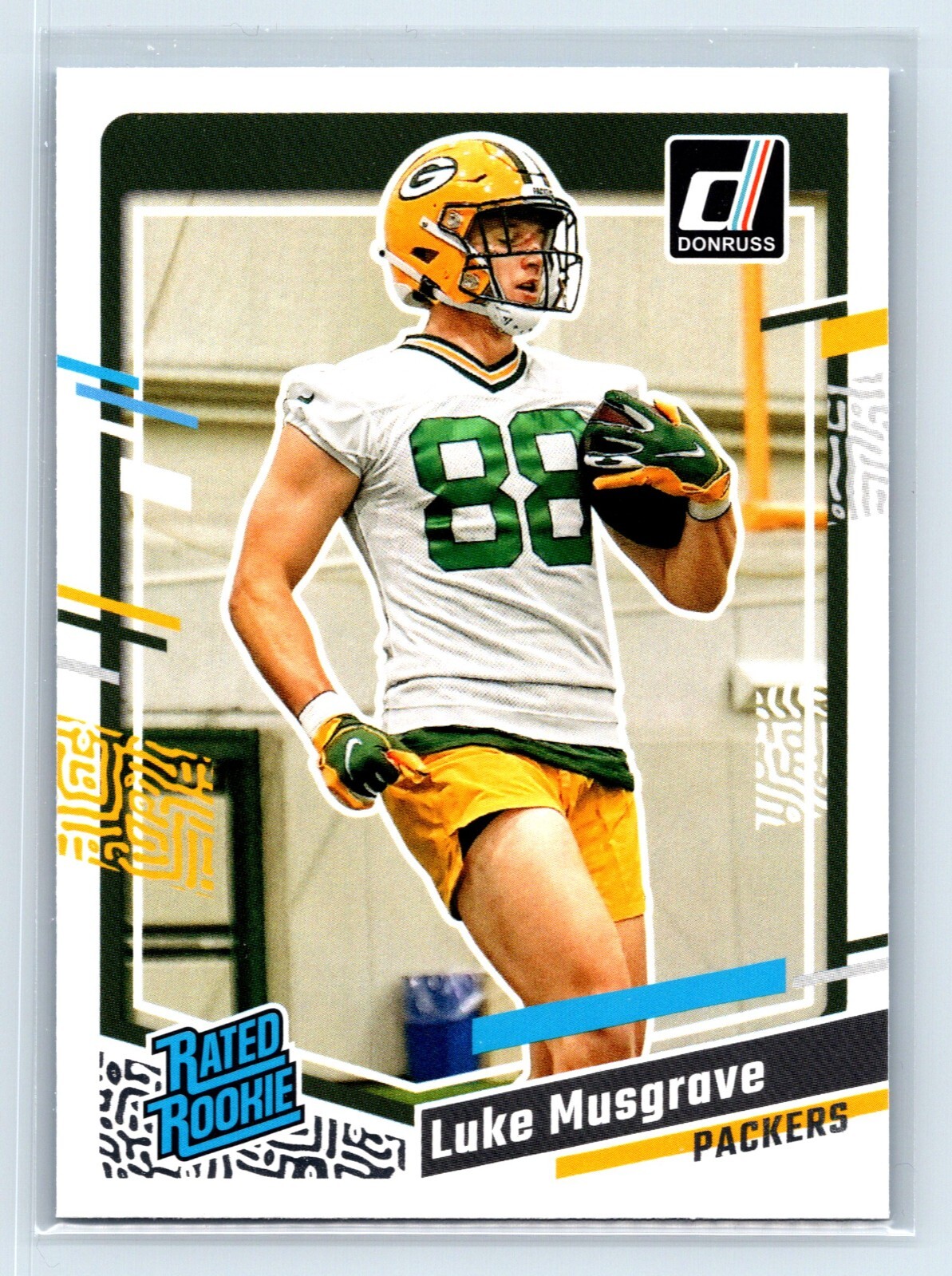 2023 Panini Donruss - Rated Rookie #337 Luke Musgrave (RC) Packers