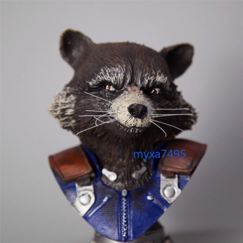 Marvel Guardians of the Galaxy The Avengers Rocket Raccoon Bust Decoration Gift - Picture 4 of 5