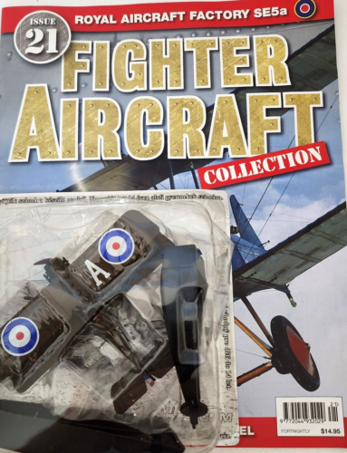 Royal Aircraft Factory SE5a RAF 1918 #21 1:72 colección de aviones de combate RARO - Imagen 1 de 3