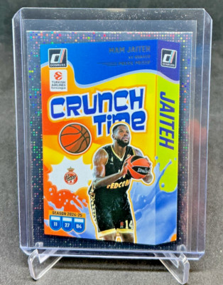2024/25 Donruss Basketball Euroleague Crunch Time Press Proof MAM JAITEH #5