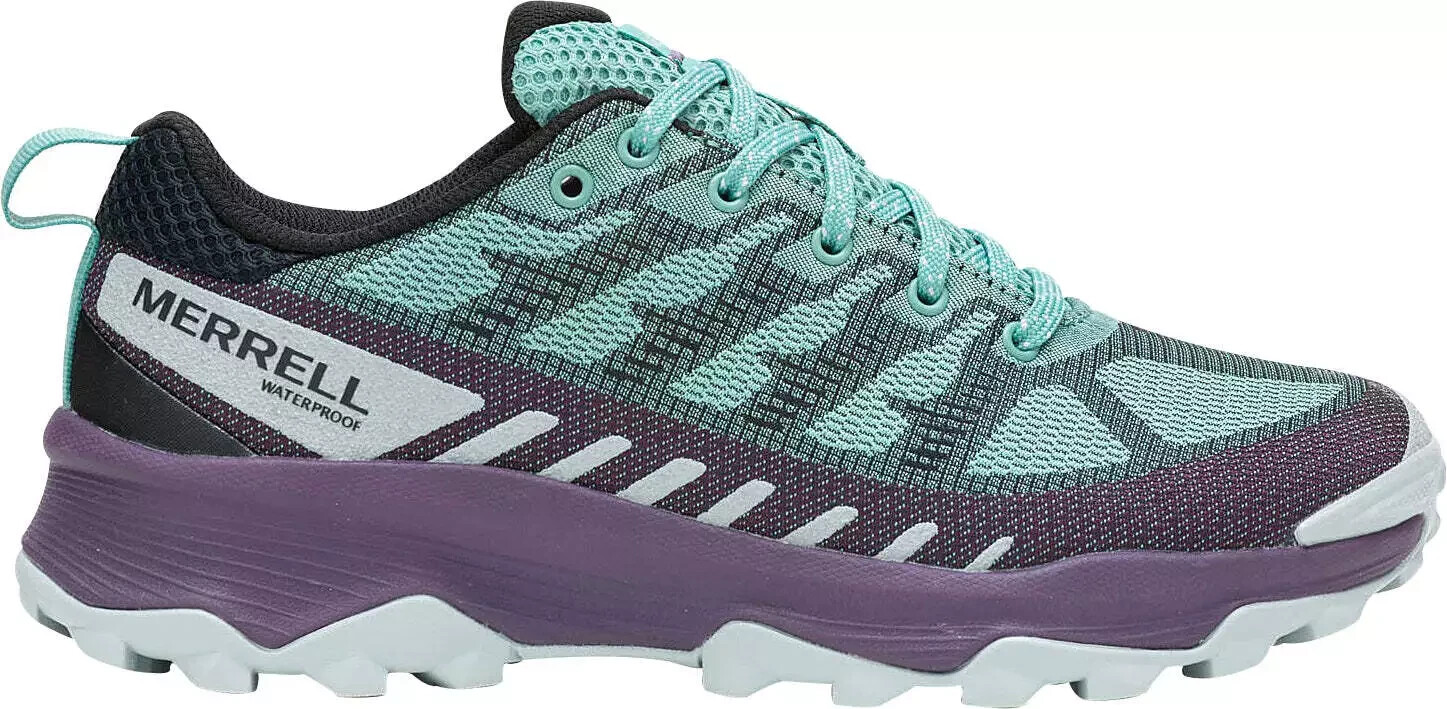 Scarpe da passeggio Merrell Speed Eco impermeabili da donna verdi fuoristrada escursionismo scarpe da ginnastica