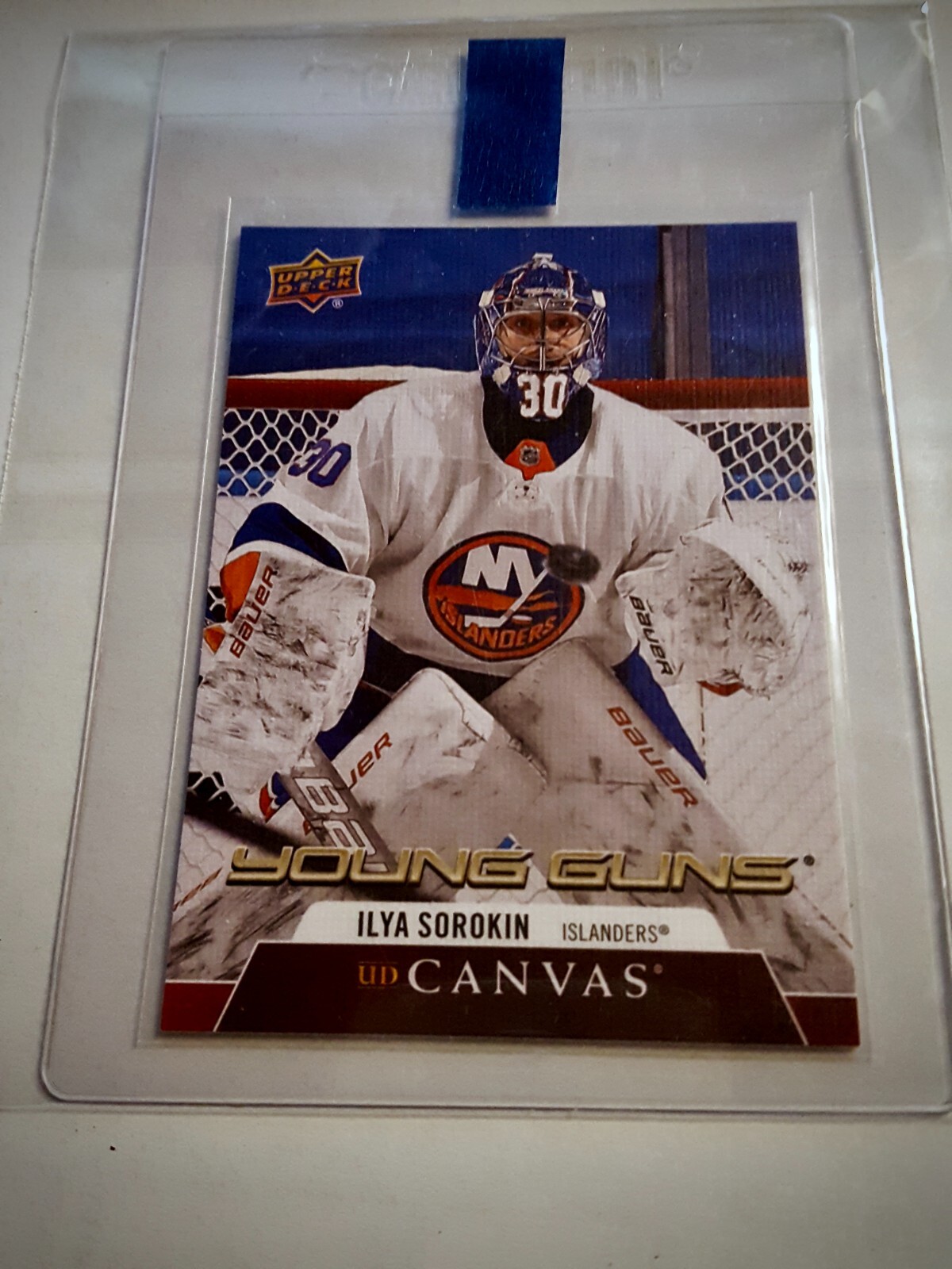 2020-21 Upper Deck ILYA SOROKIN C212 Young Guns Canvas