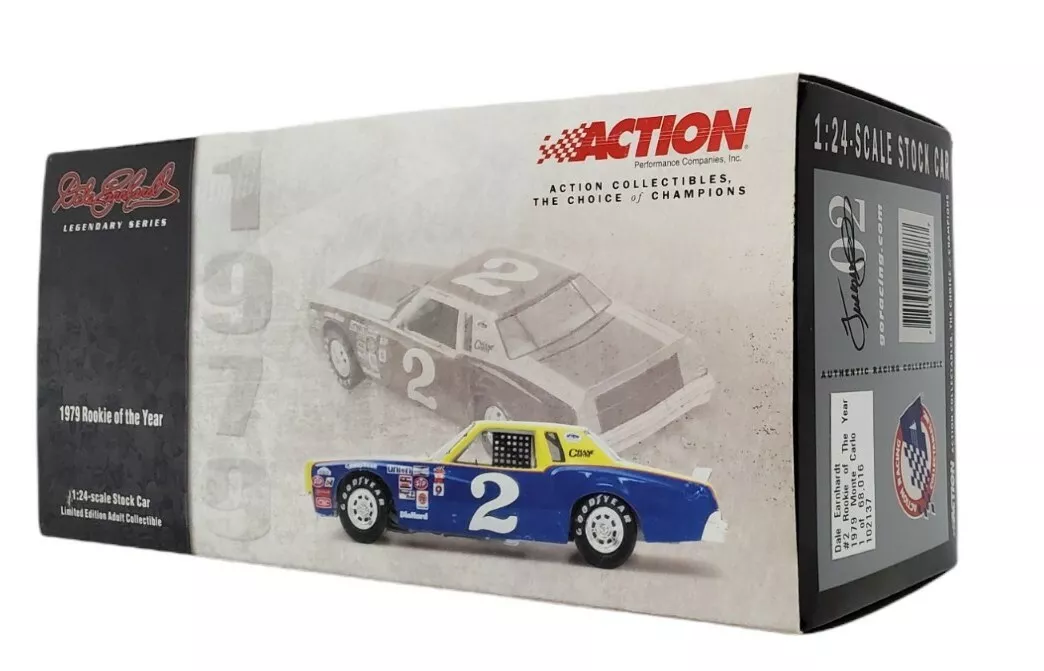 Nascar Die Cast 1:24 Dale Earnhardt 1979 Rookie Of The Year Action