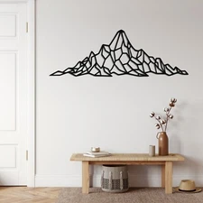 Mountain Wall Metal Wall Art, Metal Wall Decor, Home Decor Wall Art, Wall Sign