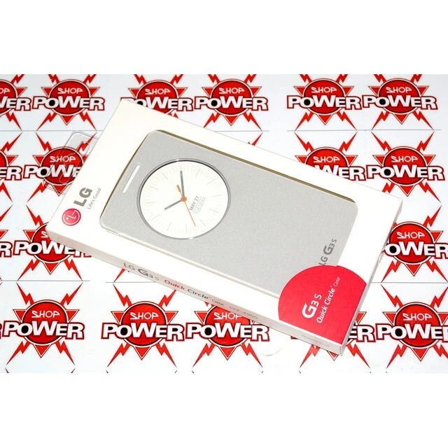 Lg Custodia Flip Cover Quick Circle Case Ccf-490g Originale G3 S White Bianco - Immagine 4 di 4