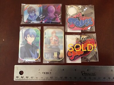 Shinonome Akito / Aoyagi Toya Set Project Sekai Magnet Acrylic Keychain Badge