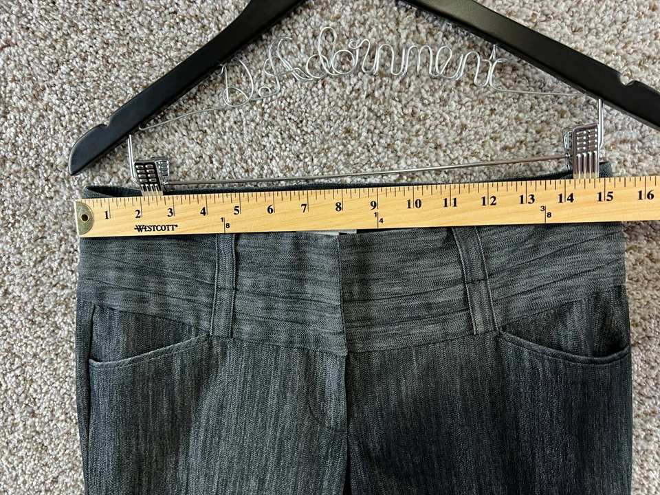 Pantalones Charlotte Russe Pierna Recta Junior Talla 9 Gris Pantalones Rectos Elastizados Foto 3 de 4