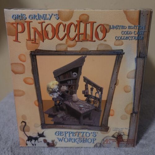 Mad Creations Gris Grimly Pinocchio Geppetto's Workshop Cold Cast Collectible   - Picture 1 of 9