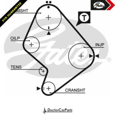 Cam Timing Belt FOR TOYOTA HILUX III 97- decoding=