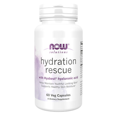 NOW FOODS Hydration Rescue 60 Veg Capsules