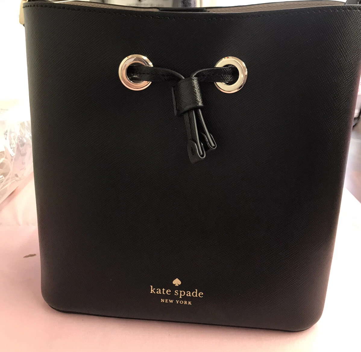 vs real kate spade tag inside bag