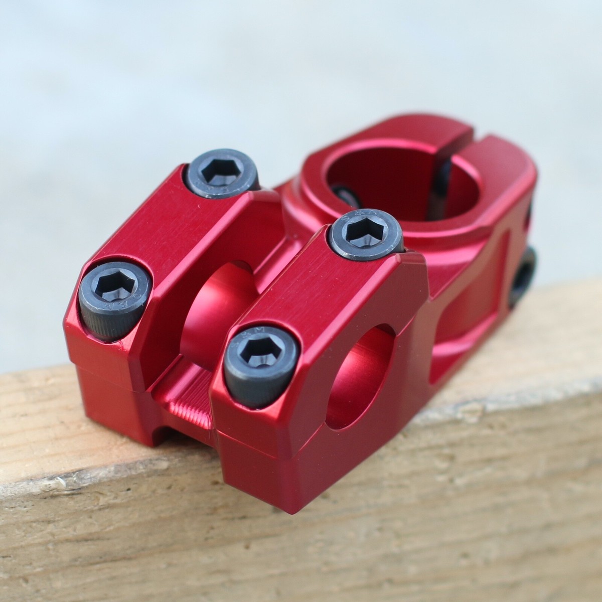 S&M BMX RACE XLT BICYCLE STEM BLACK RED MADE IN USA | eBay