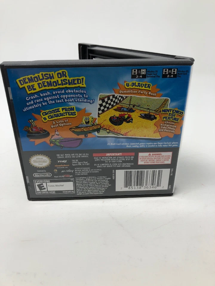 SpongeBob's Boating Bash (Nintendo DS, 2010) - Image 4 of 4