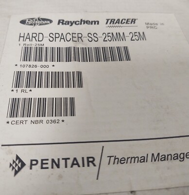  (5 Roll Lot) Pentair Raychem Hard Spacer SS-25MM-25M