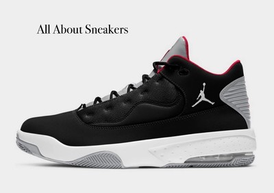 Black & White Jordan Max Aura Trainers | AlexandAlexa