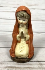 Creative Art Flowers Mary Nativity Manger Figurine X2400 Vintage