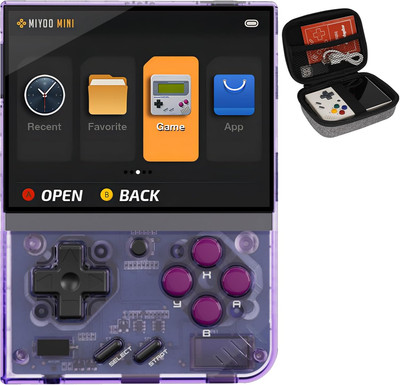 Miyoo Mini plus 128GB Retro Game Console   Handheld Portable Gaming System, 3.5''