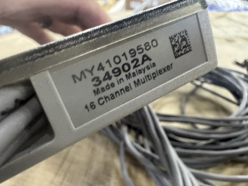 Keysight Agilent 34902A 16 Channel Multiplexer Module DAQ Switch Unit