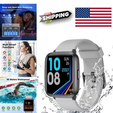 Activity Tracker Smart Watch with Heart Rate Sleep Monitor Pedometer Waterproof