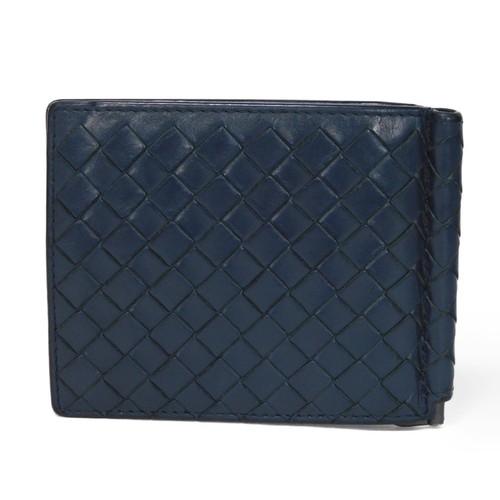 BOTTEGAVENETA Money clip wallet 390877 V001N 4130 wallet Calfskin Navy RFI... - Picture 3 of 23