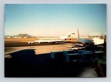 Vintage 1980s Photo United Airlines Boeing 727 Airplane Airport Aviation Travel