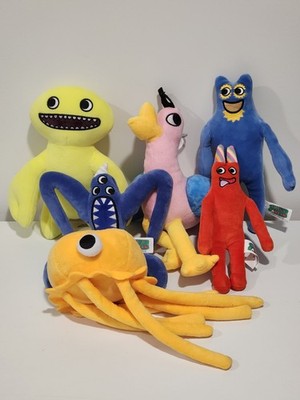 Lot of 6 Garten of Banban Plush Toys Stuffed Video Game Flumbo Stinger Flynn Red